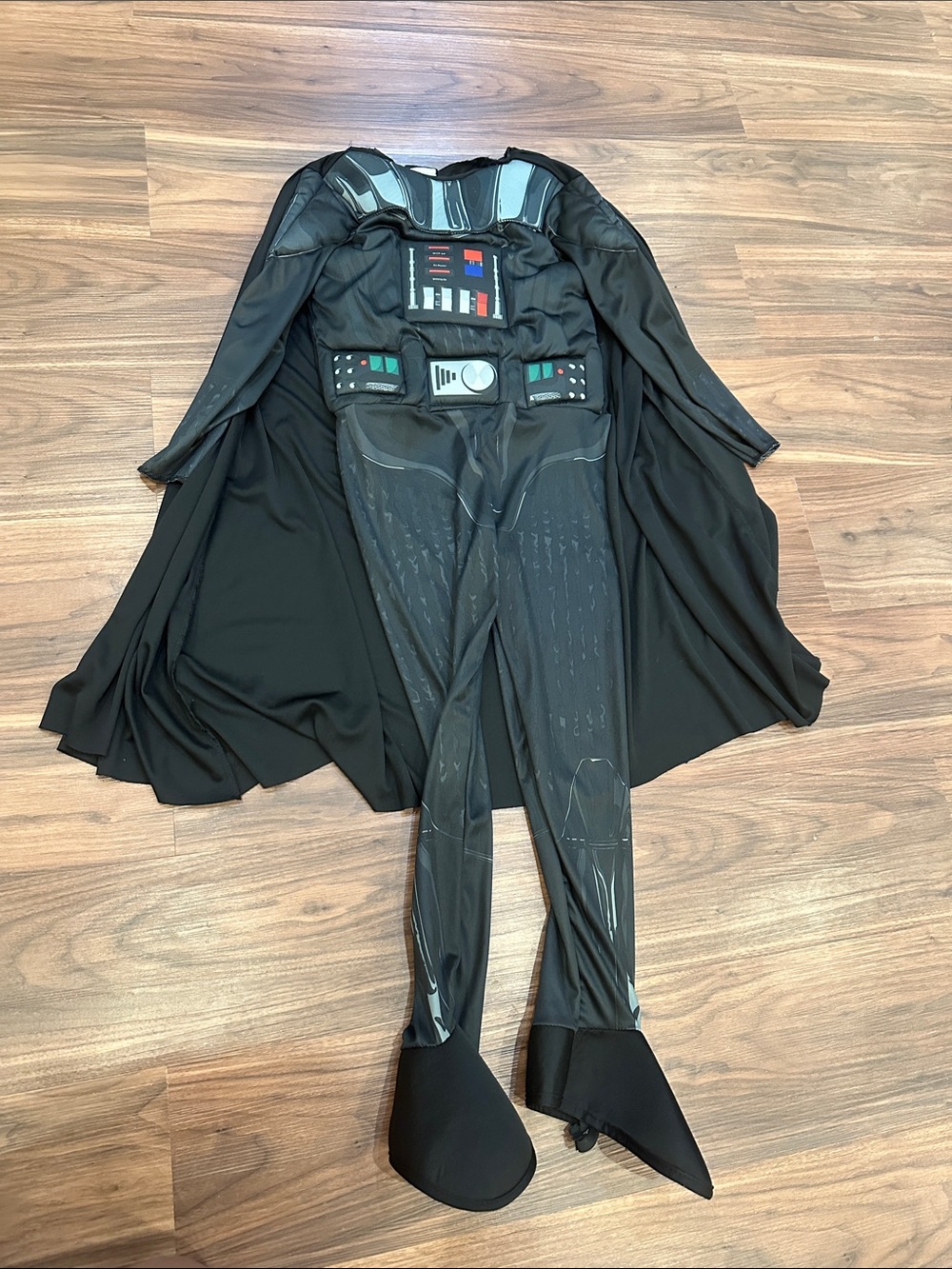 Darth Vader Kids Costume with Cape Black Galactic Knight Kids Costume medium